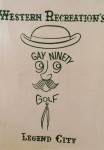 Gay Ninety Miniature Golf Scorecard